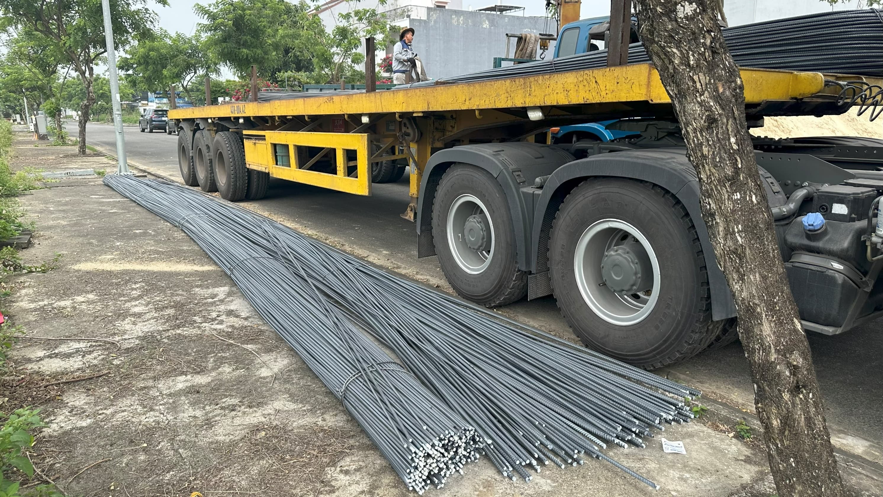 Thép cốt thép tại công trường