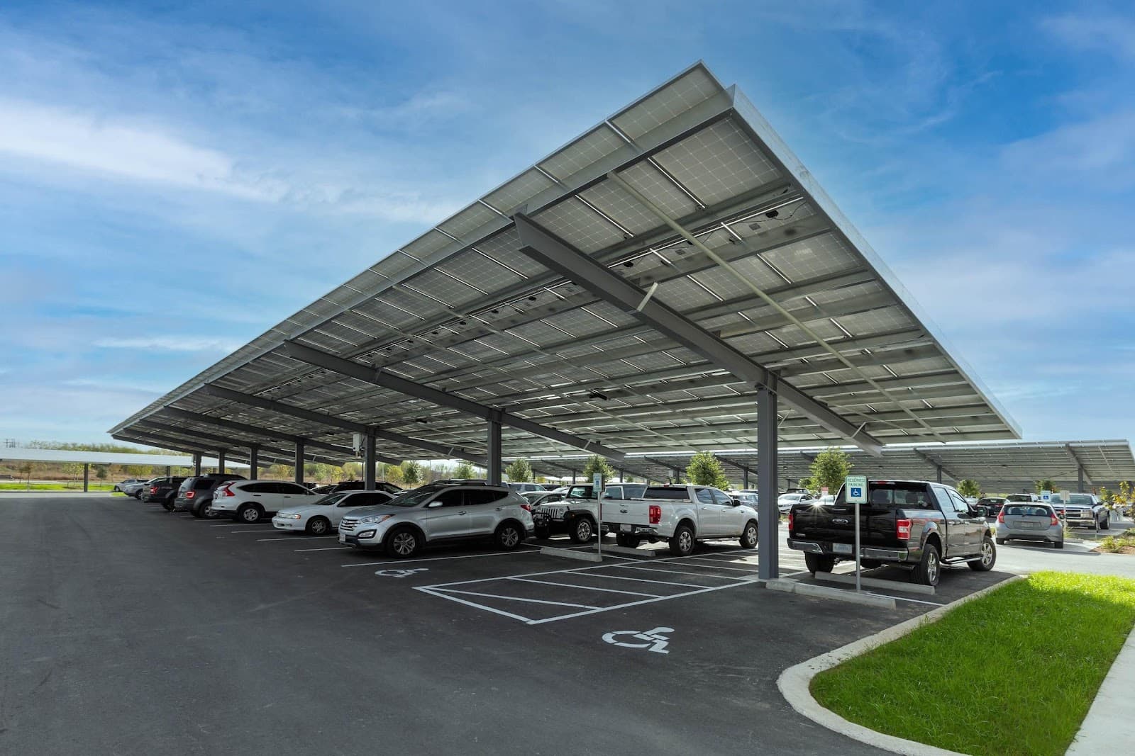 Solar Carport bãi đỗ xe